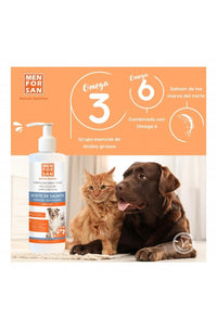 Aceite de Salmón 500ml Menforzan - Omega 3 para la Salud de tu Perro