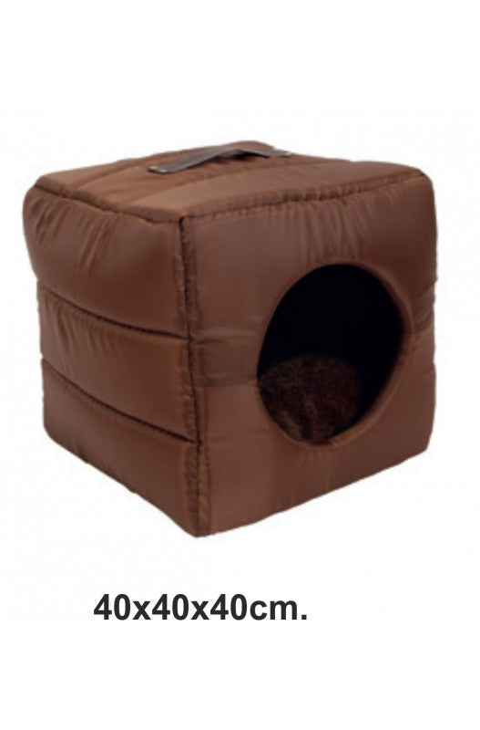 Capilla Brown Huella para Gatos 40x40cm