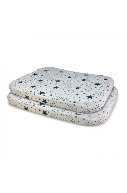 Colchoneta Estrellas Negras Desenfundable para Perros - Comodidad Premium