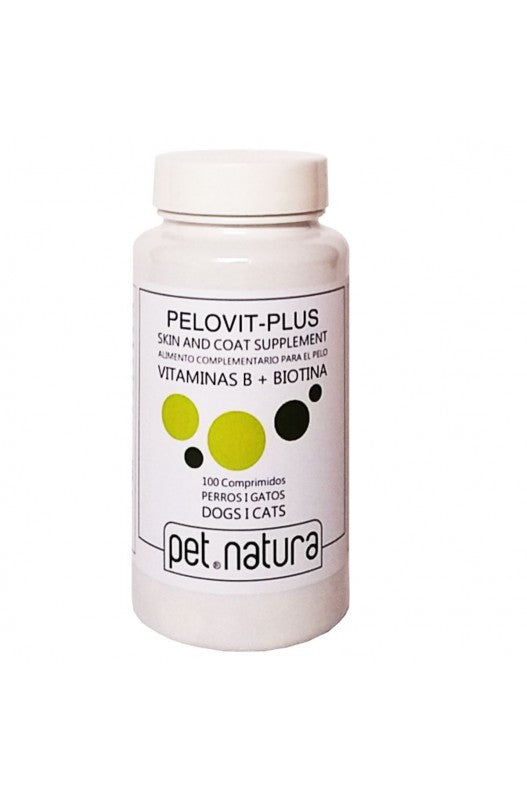 Suplemento Pelo Bit Plus Biotina 60 Comprimidos - Pelaje Fuerte y Brillante para Perros